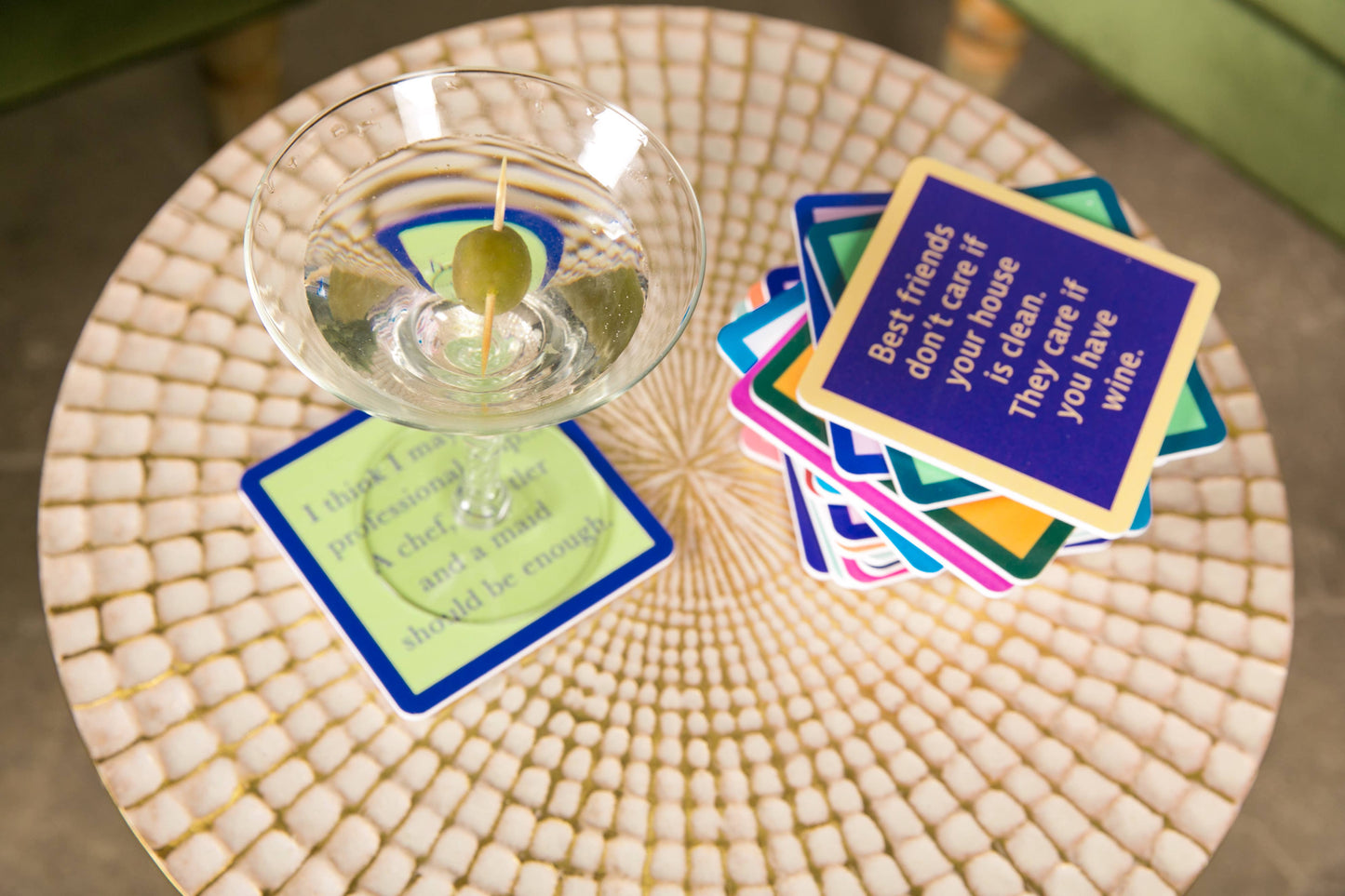 COASTER Fat To Strip | Funny Party Gift | Home Bar Decor