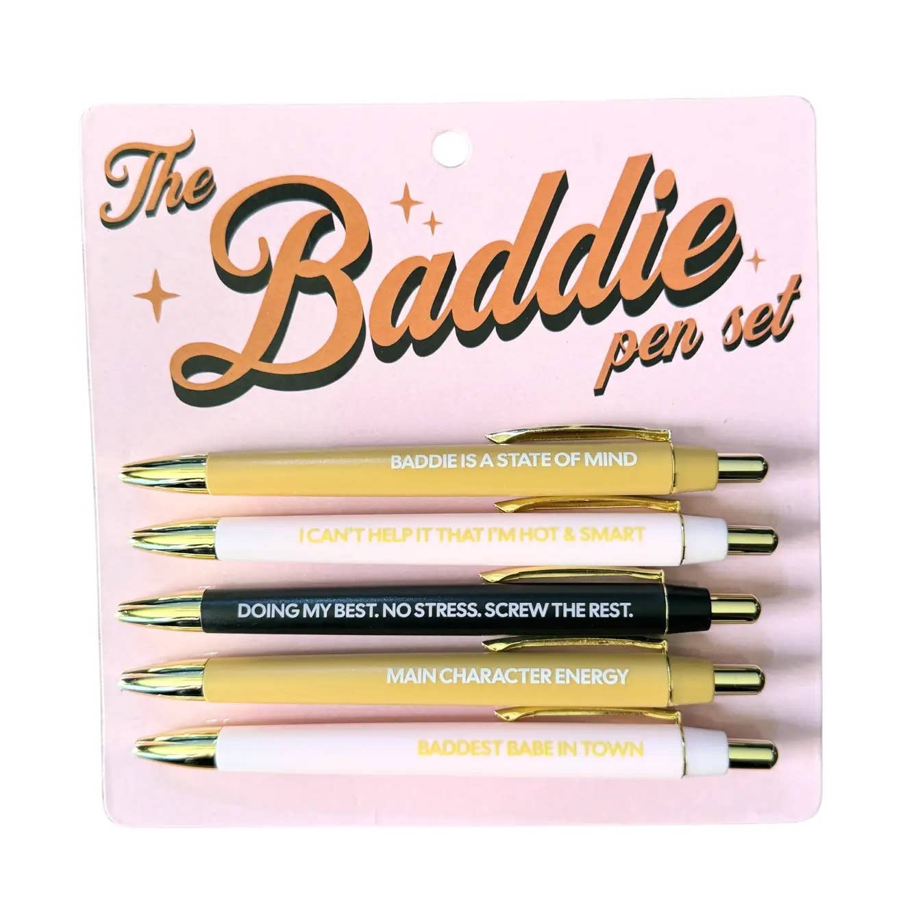 The Baddie Pen Set (funny, gift, stocking stuffer)