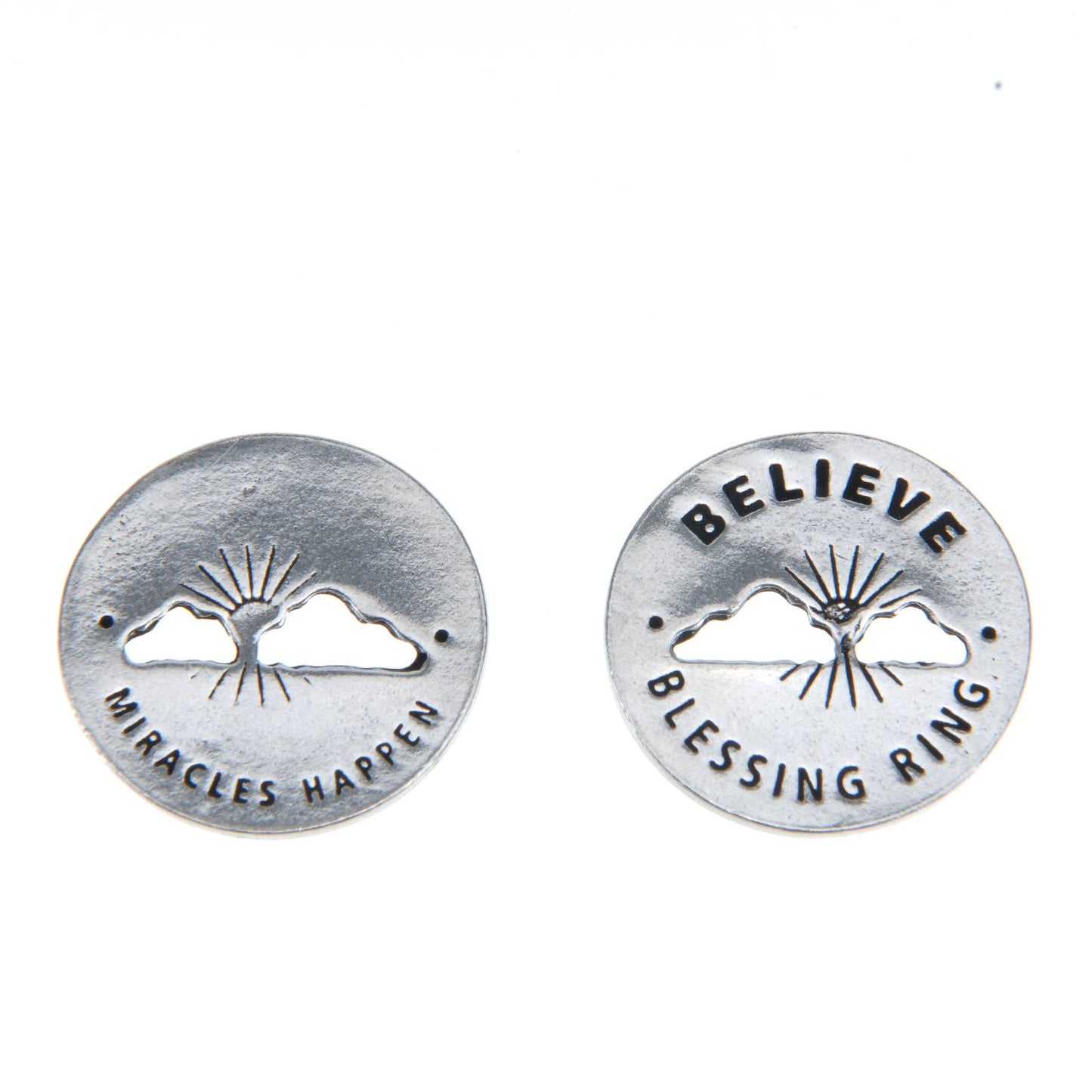 Blessing Rings Charm Pocket Token Jewelry - The perfect gift
