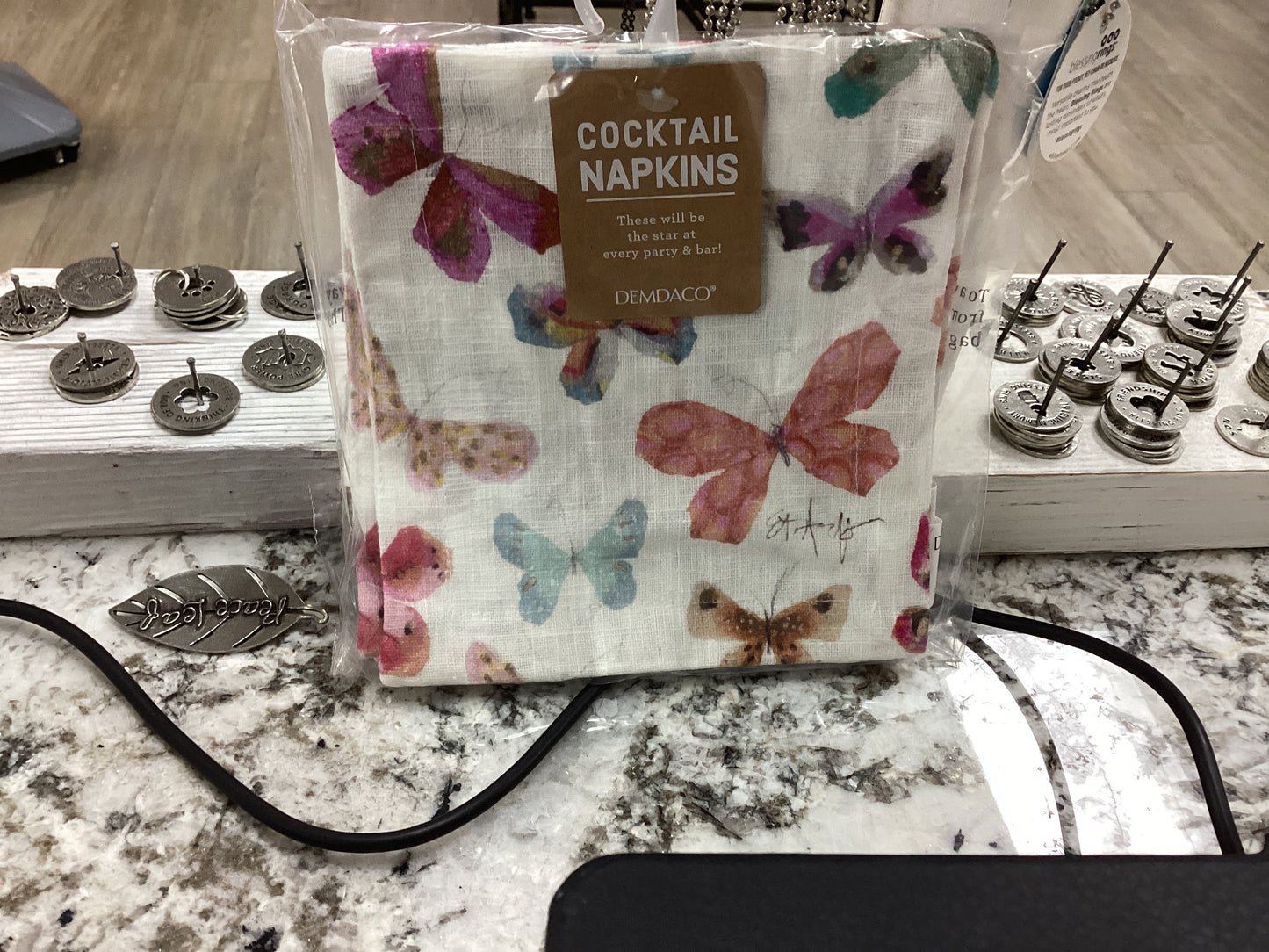 Butterfly cocktail napkins
