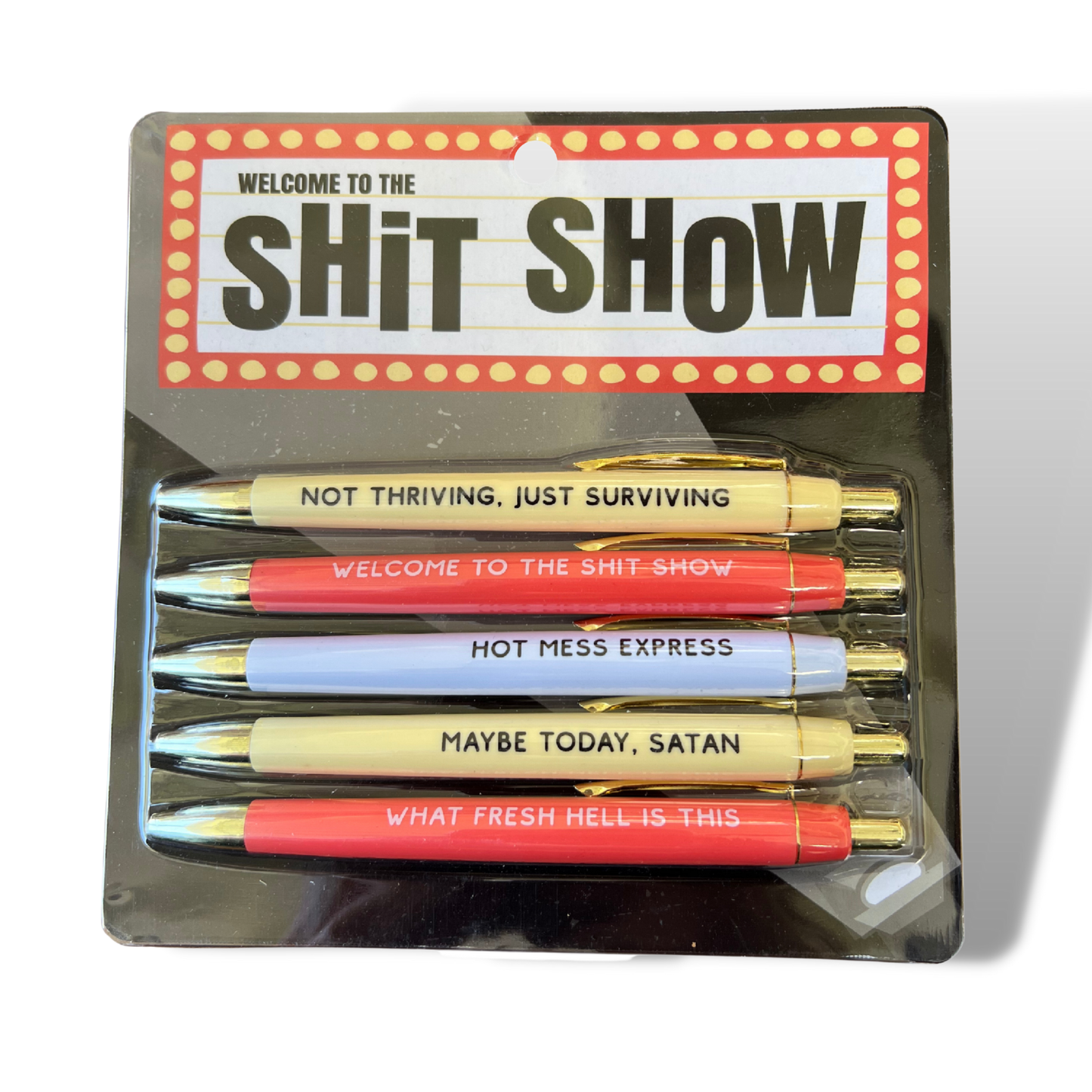 Welcome to The Shit Show Pen Set (funny, gifts, pens)
