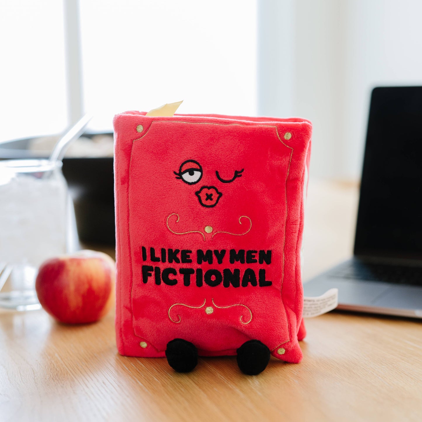 Book Boyfriend Plush For Book Lovers Soft Toy Funny Cute