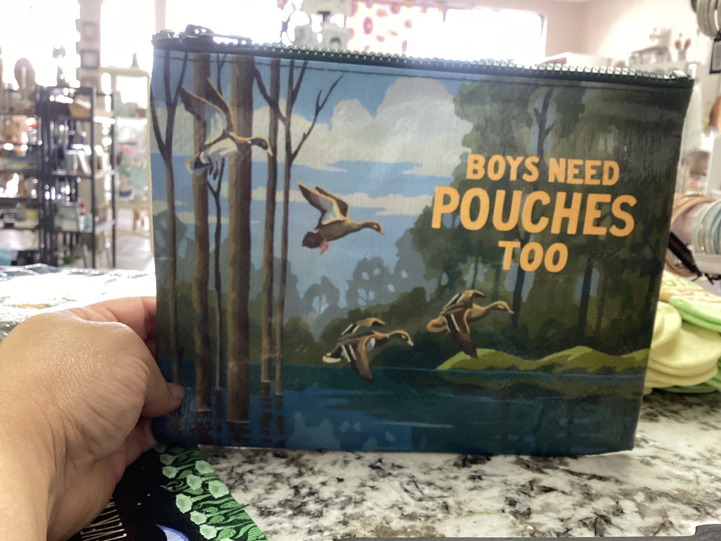 Boys need pouches too