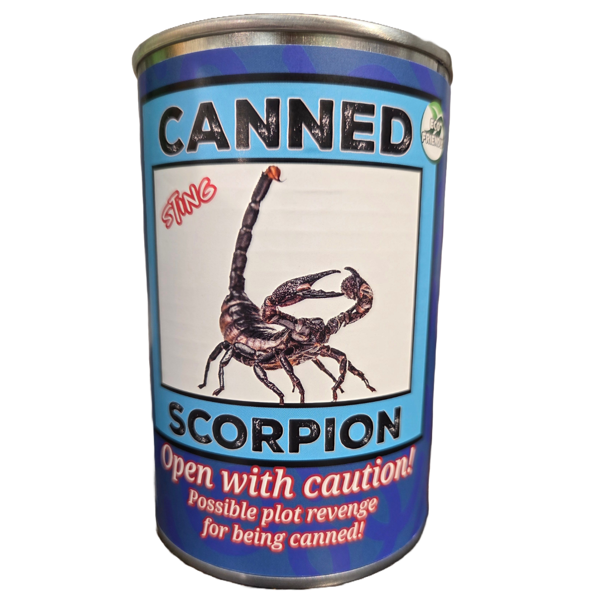 Canned Scorpion - Bug Insect Plush Gift in Can w/Jokes