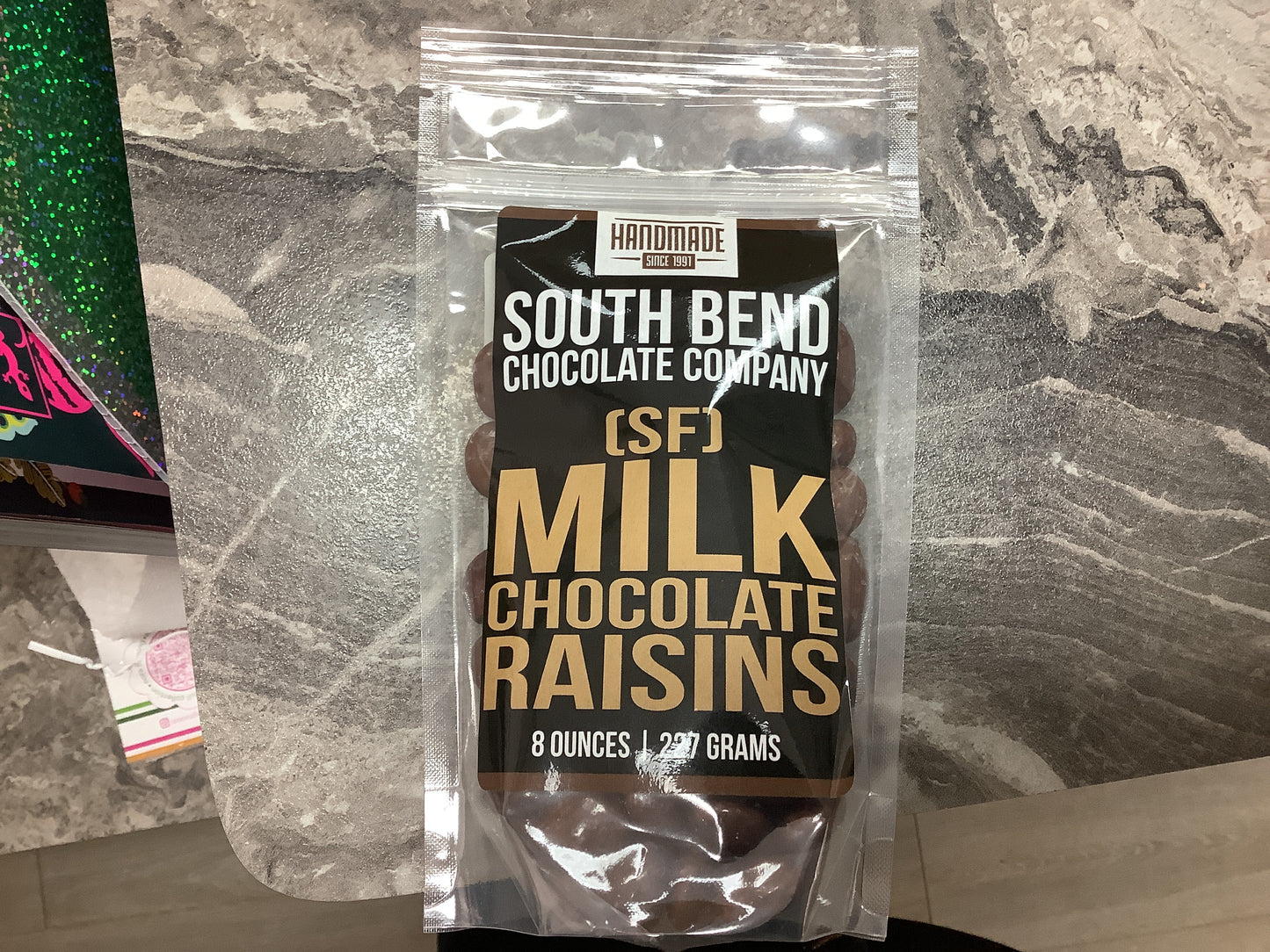 SBCC SF Milk Chocolate Raisins