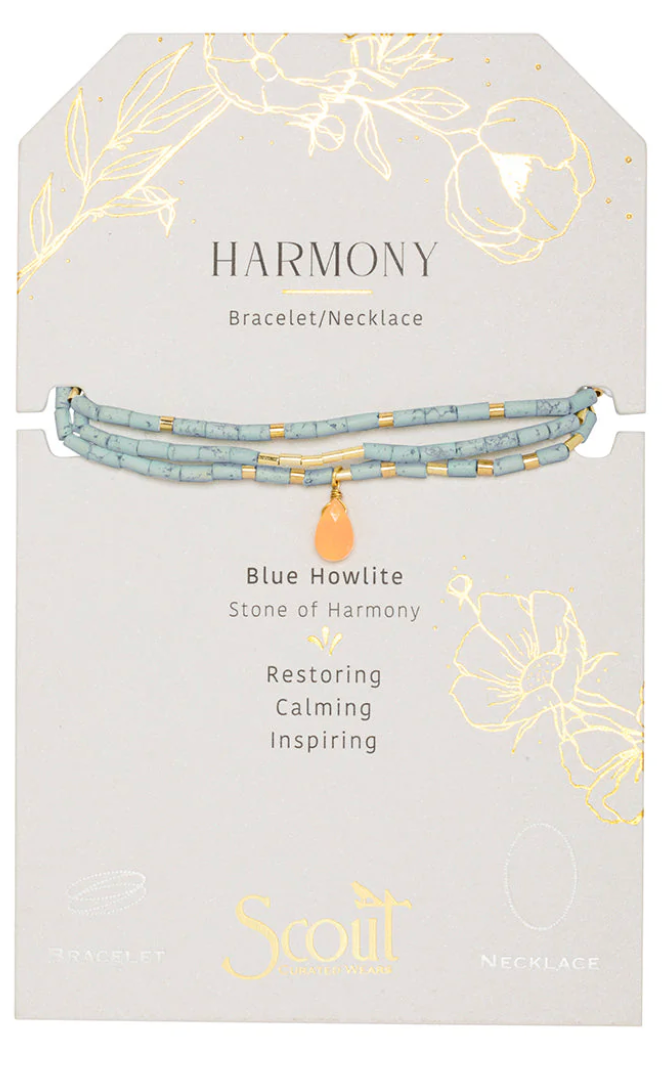 Blue Howlite Stone of Harmony