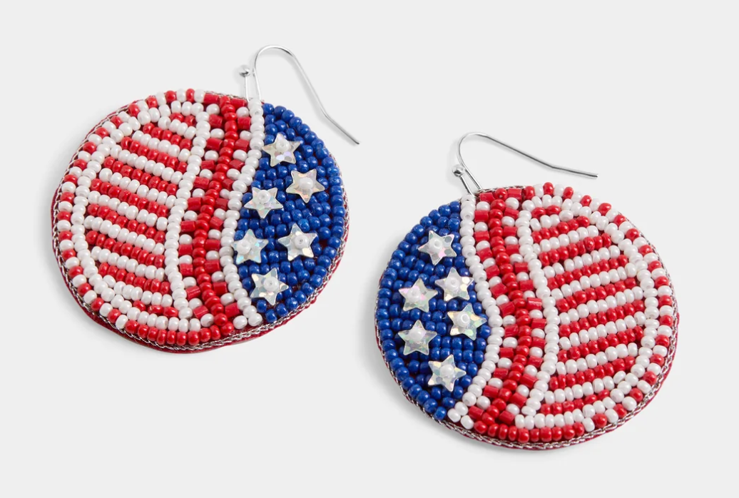 C+C Independence Day Earrings