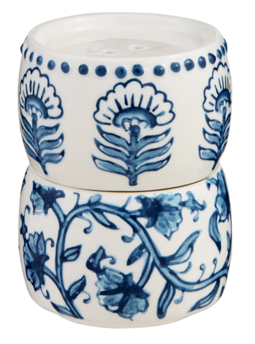 Block Print Salt & Pepper