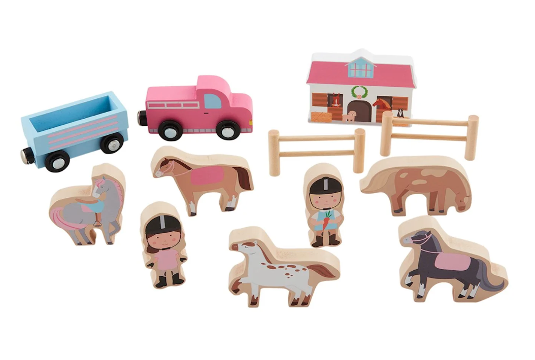 Horse Stable Toy Set