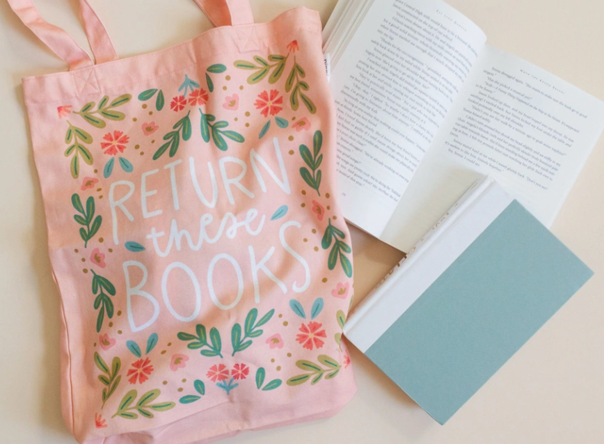 Return These Books Tote