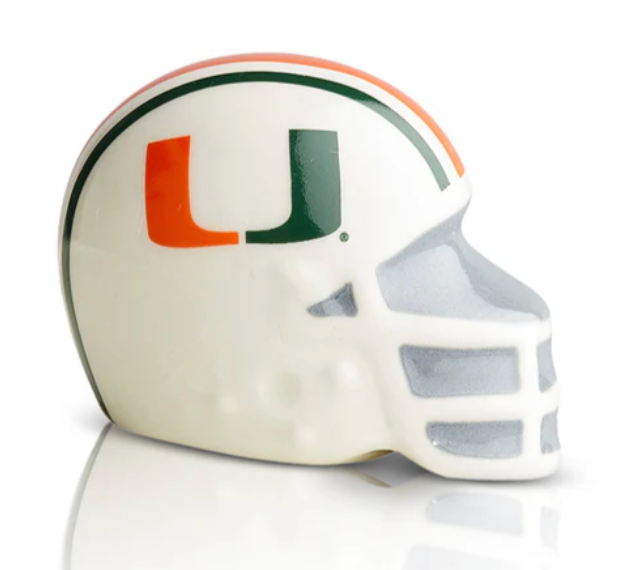 NF Uni of Miami Helmet Mini