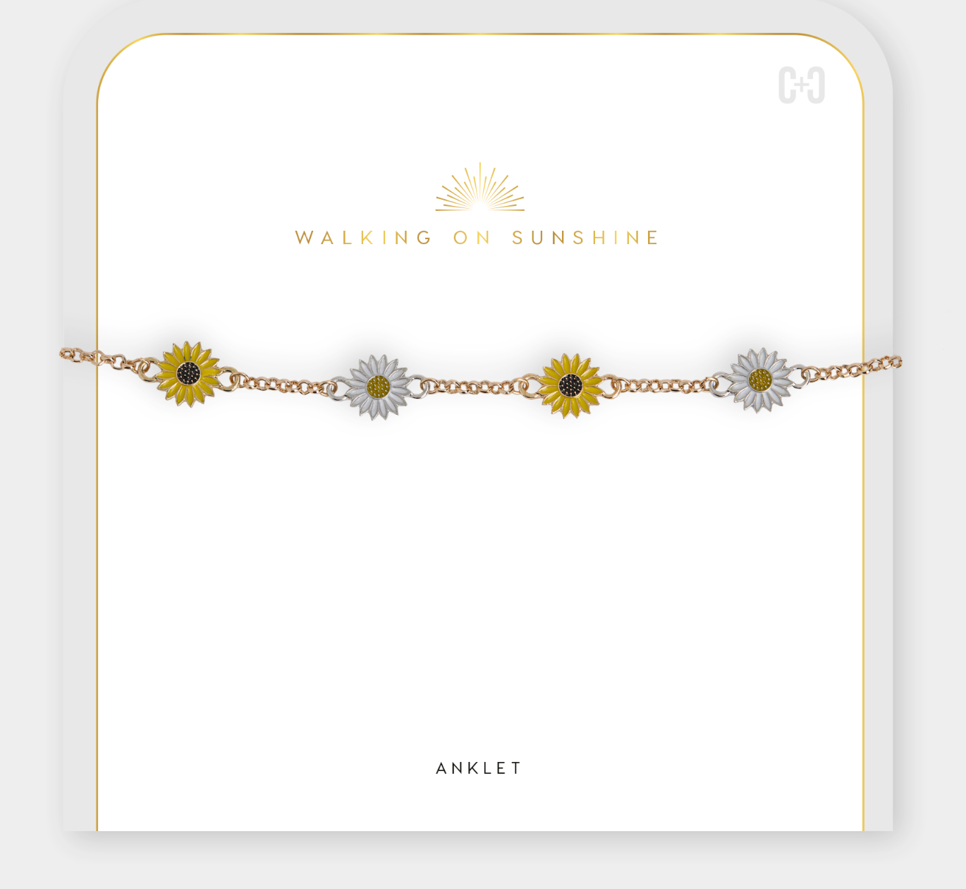Ray of Sunshine Anklet