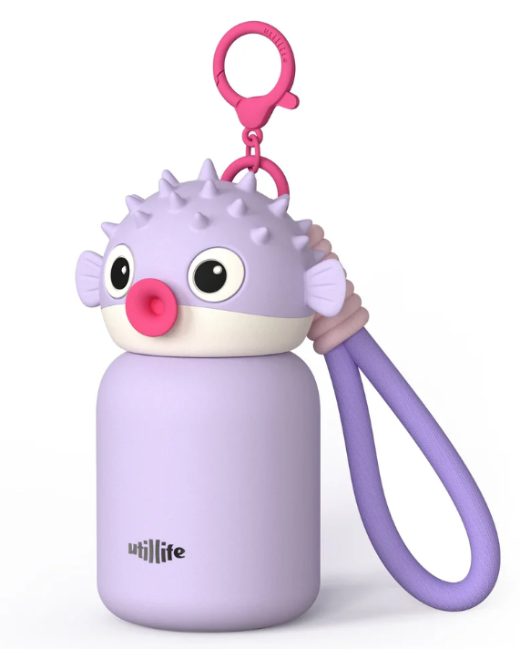 Mini Pufferfish Zoofiesta- Insulated Mini Water Bottle
