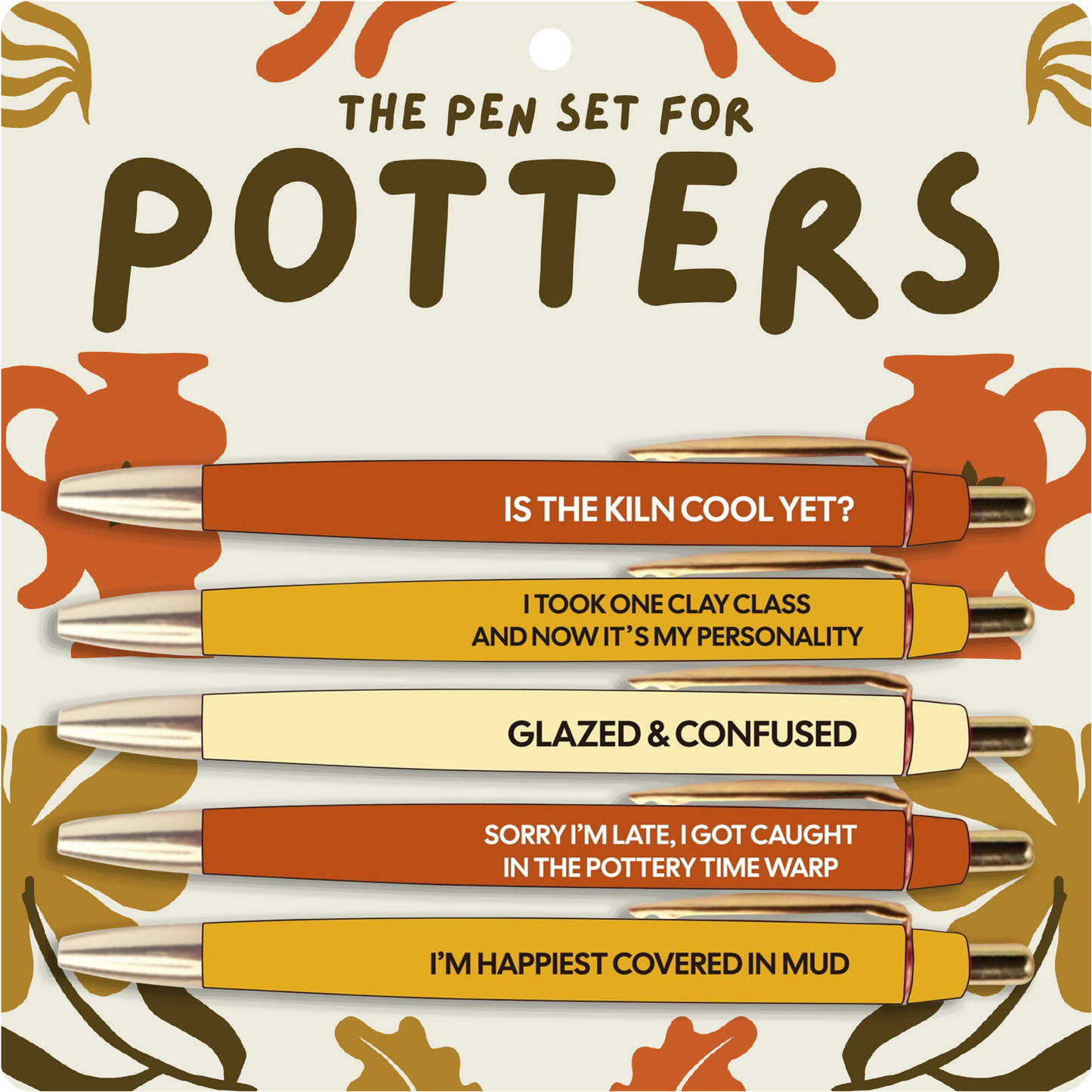 Pottery Pen Set (pottery studio, potters, crafters