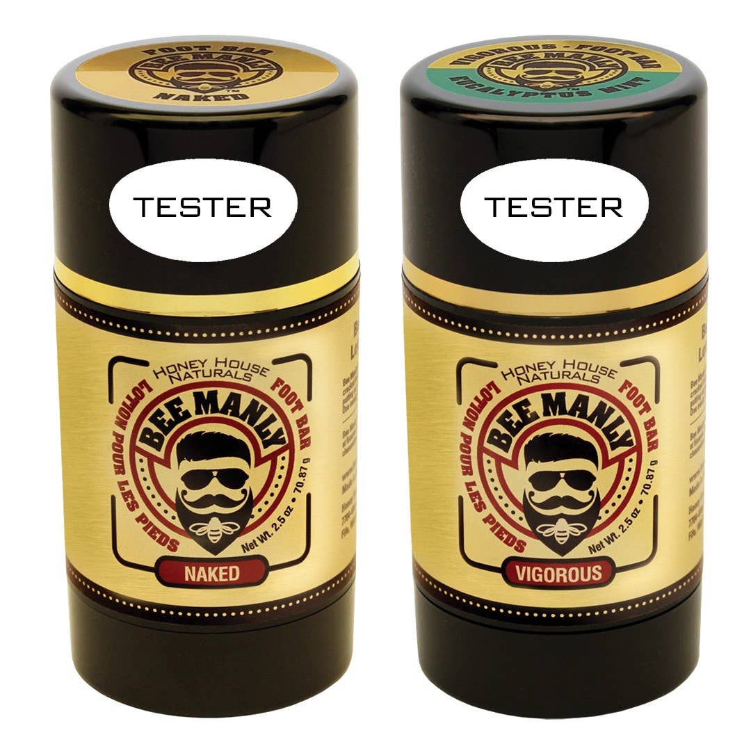 Bee Manly Foot Bar - Solid Lotion