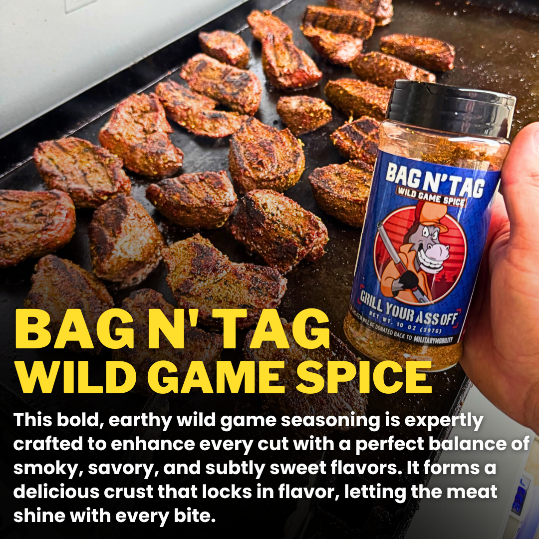 Bag N' Tag Wild Game Seasoning ā Bold & Smoky Grill Blend