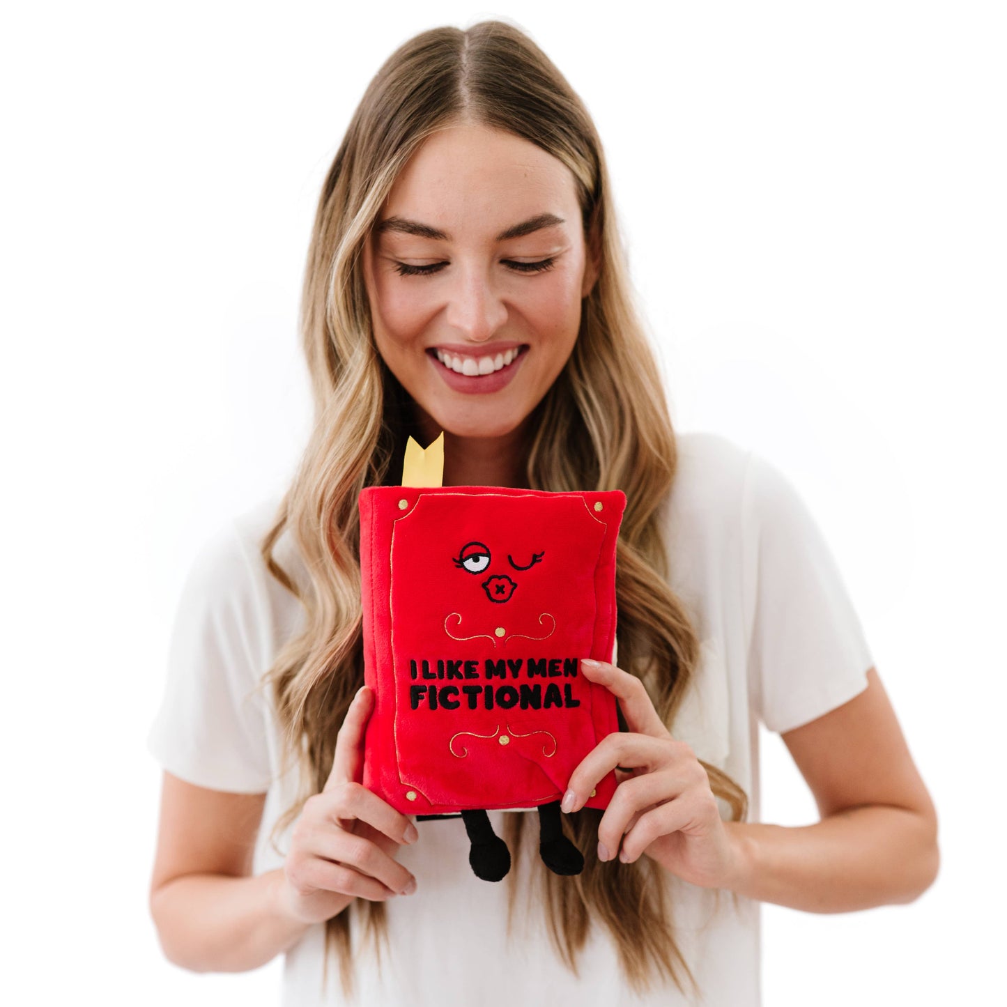 Book Boyfriend Plush For Book Lovers Soft Toy Funny Cute