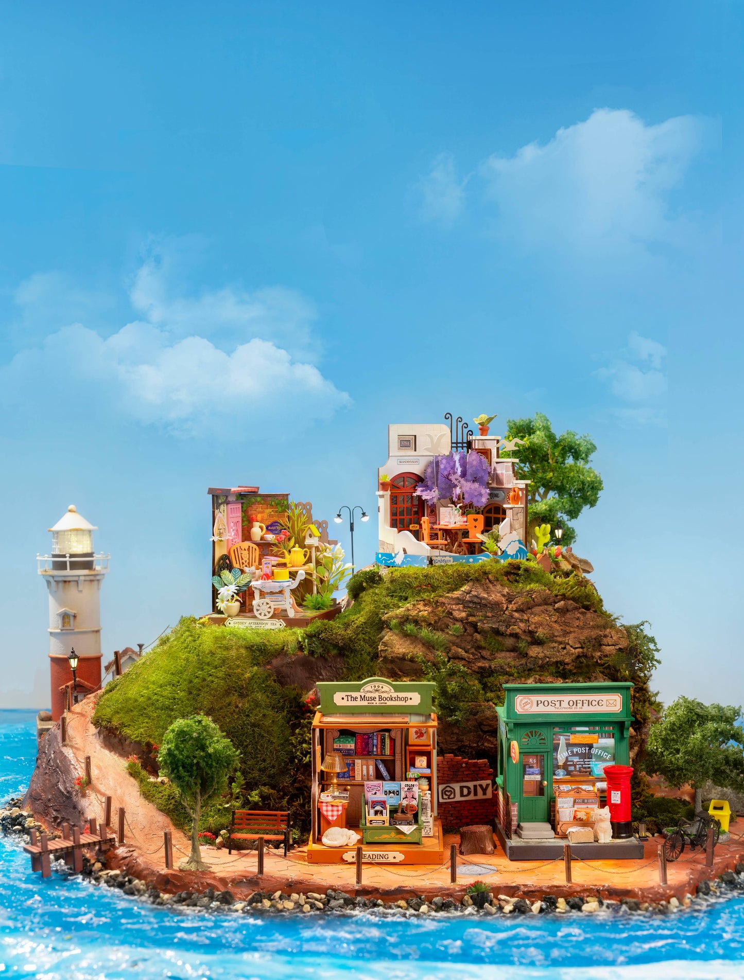Fancy Tea Yard 3D Wooden Puzzle