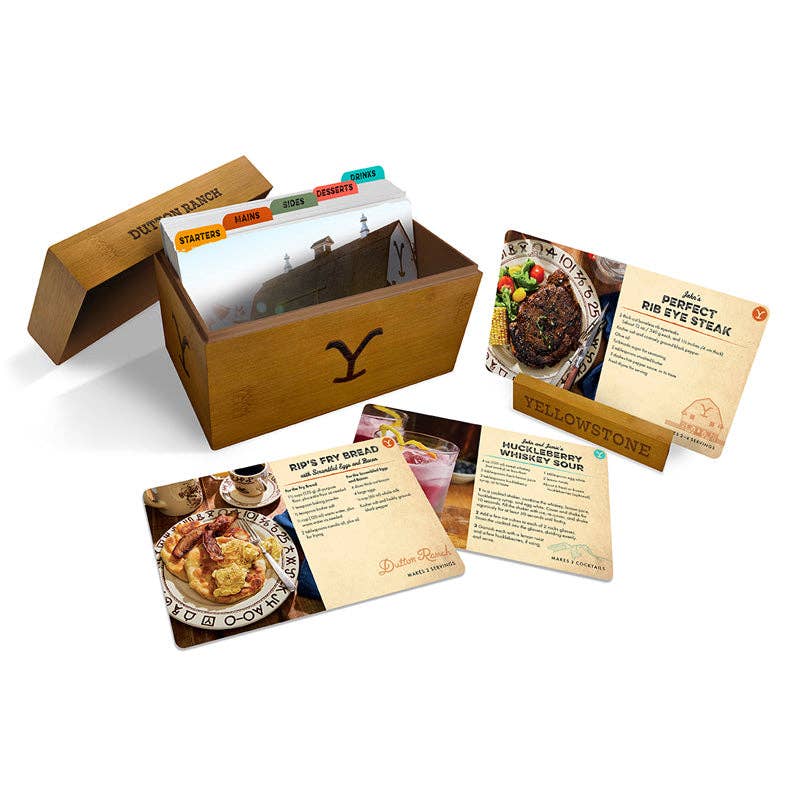 Yellowstone: Official Dutton Ranch Recipe Card Deck