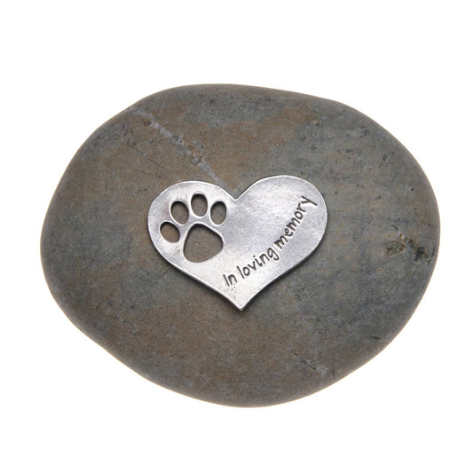 Pet Memorial Rock - In Loving Memory Garden Stone Gift