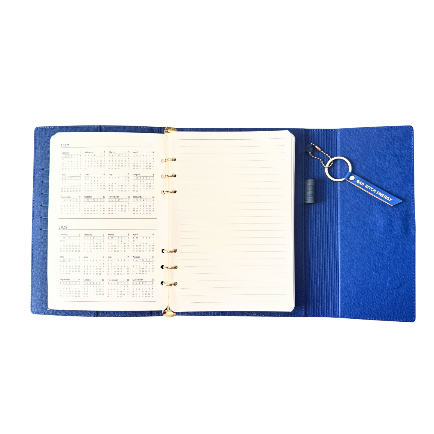 Bad Bitch Energy Vegan Leather Journal Folio