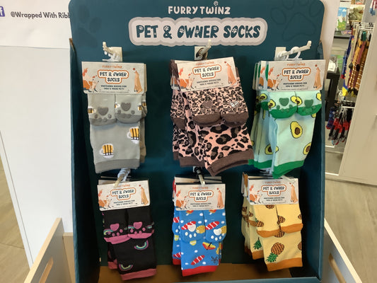 Furry Twinz Pet&Parent socks