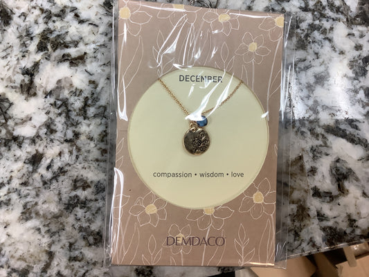 December Birthstone Necklace