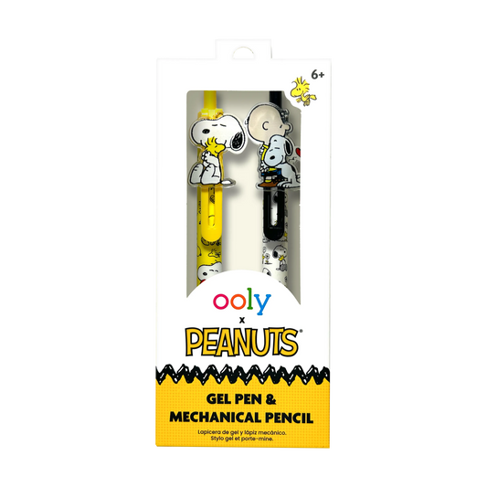 OOLY x Peanuts - Gel Pen and Mechanical Pencil - Set of 2