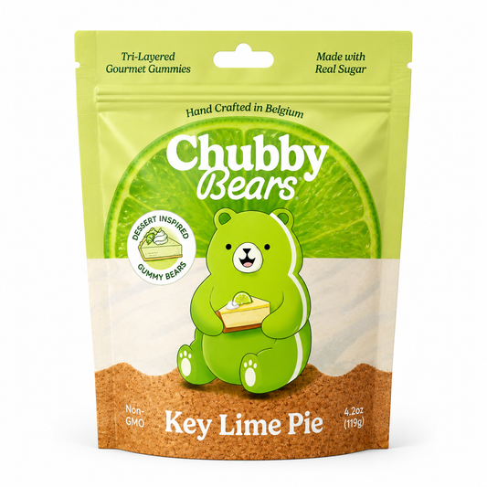 Chubby Bears Key Lime Pie Gummy Bears - 4.2oz