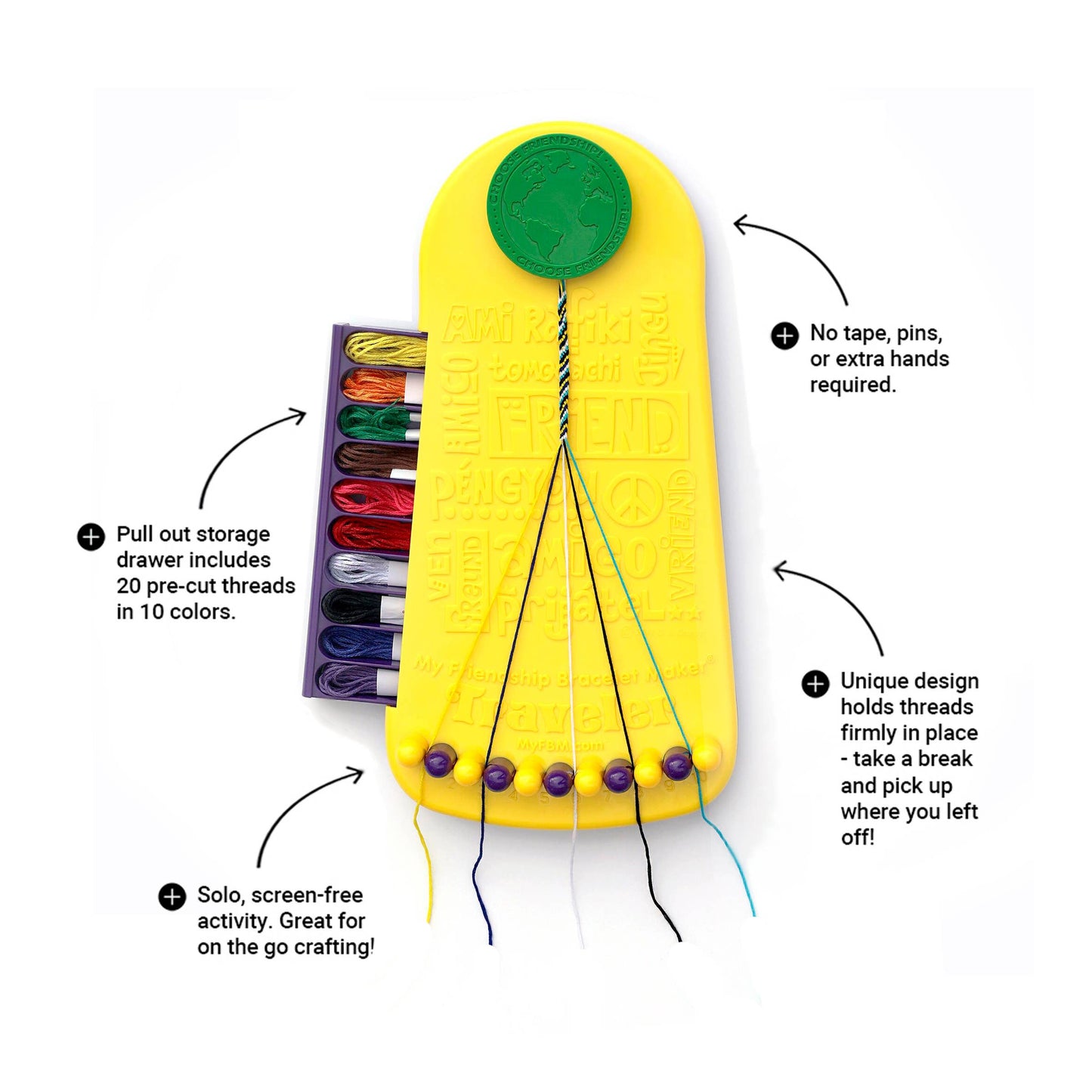 My Friendship Bracelet Maker DIY Craft Kit - Birthday Gift