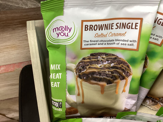 M&Y mug cake salted caramel