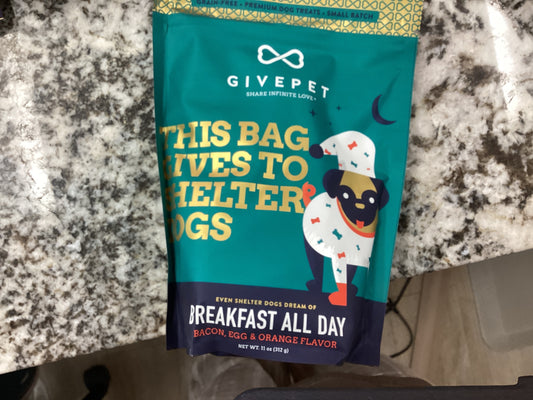 Breakfast all day dog treats