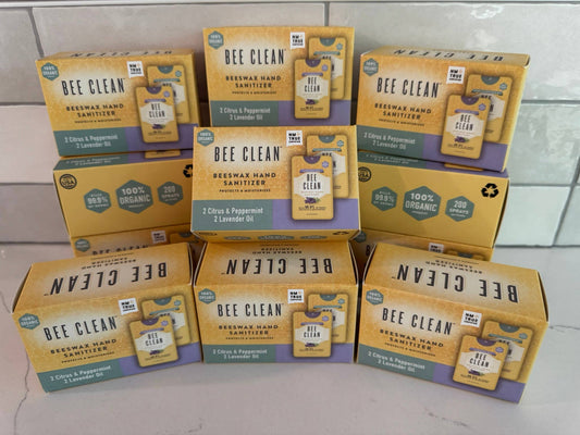 Bee Clean Hand Sanitizer 4 packs