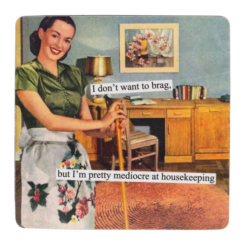 Fridge Magnet 3 3/8" Brag Anne Taintor