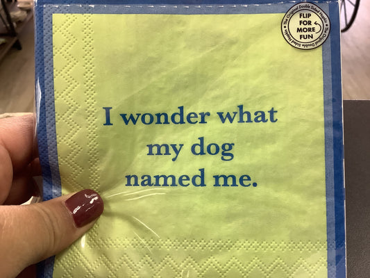DOM napkin I Wonder
