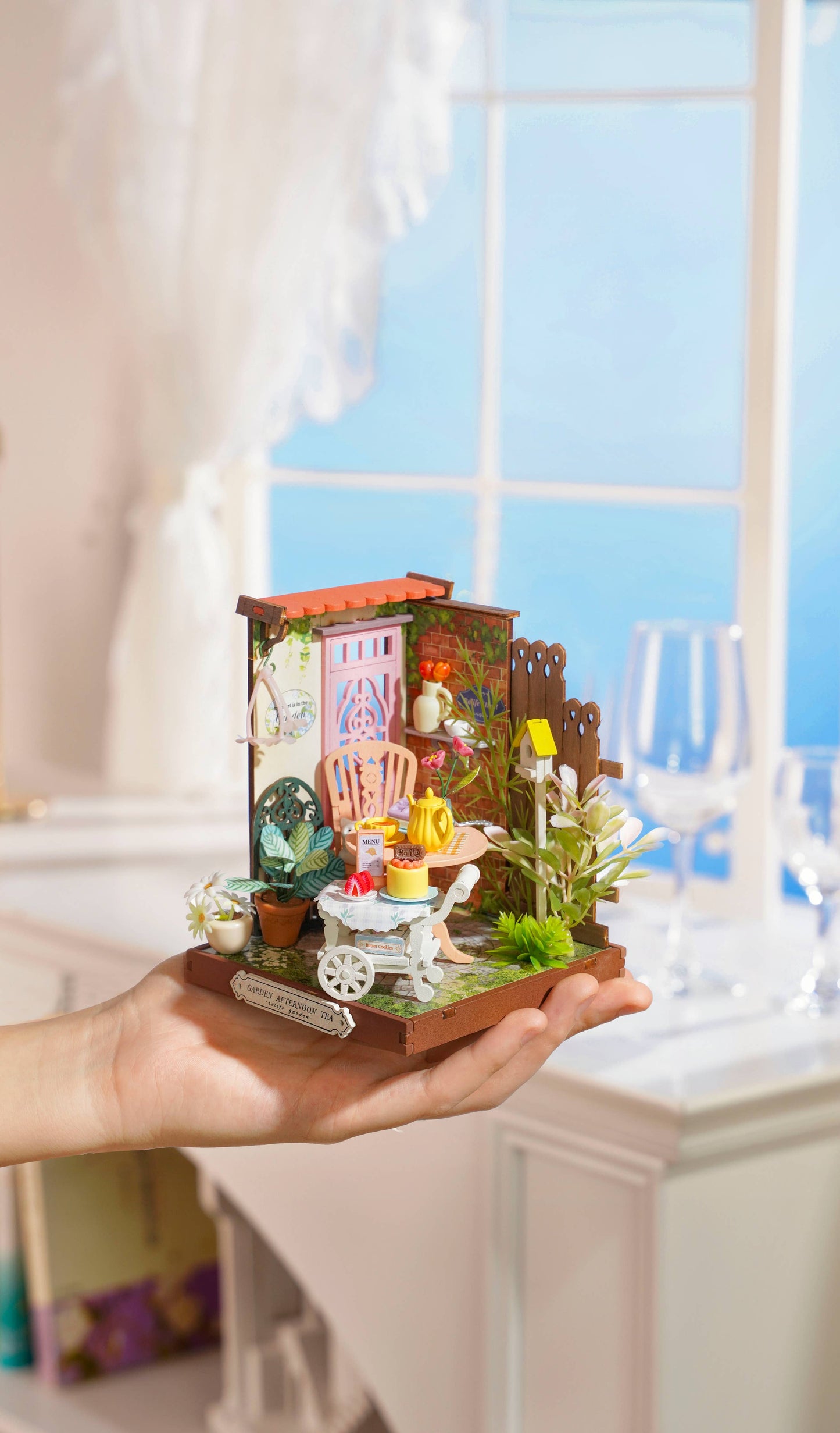 Fancy Tea Yard 3D Wooden Puzzle