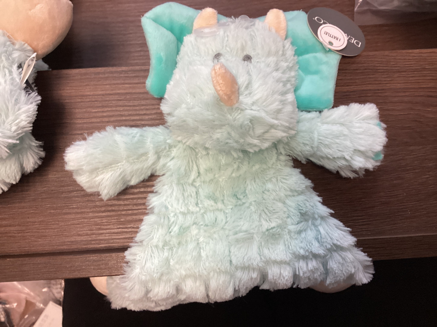 Darcy Dinosaur Rattle Blankie
