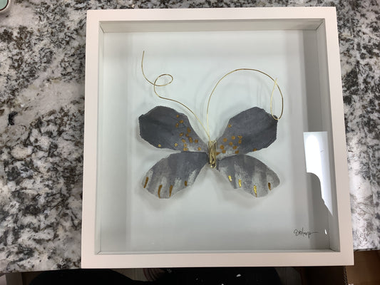 Black & Gold Butterfly Wall Art