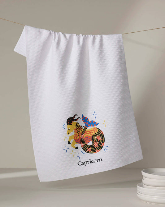 Steadfast Capricorn Tea Towel