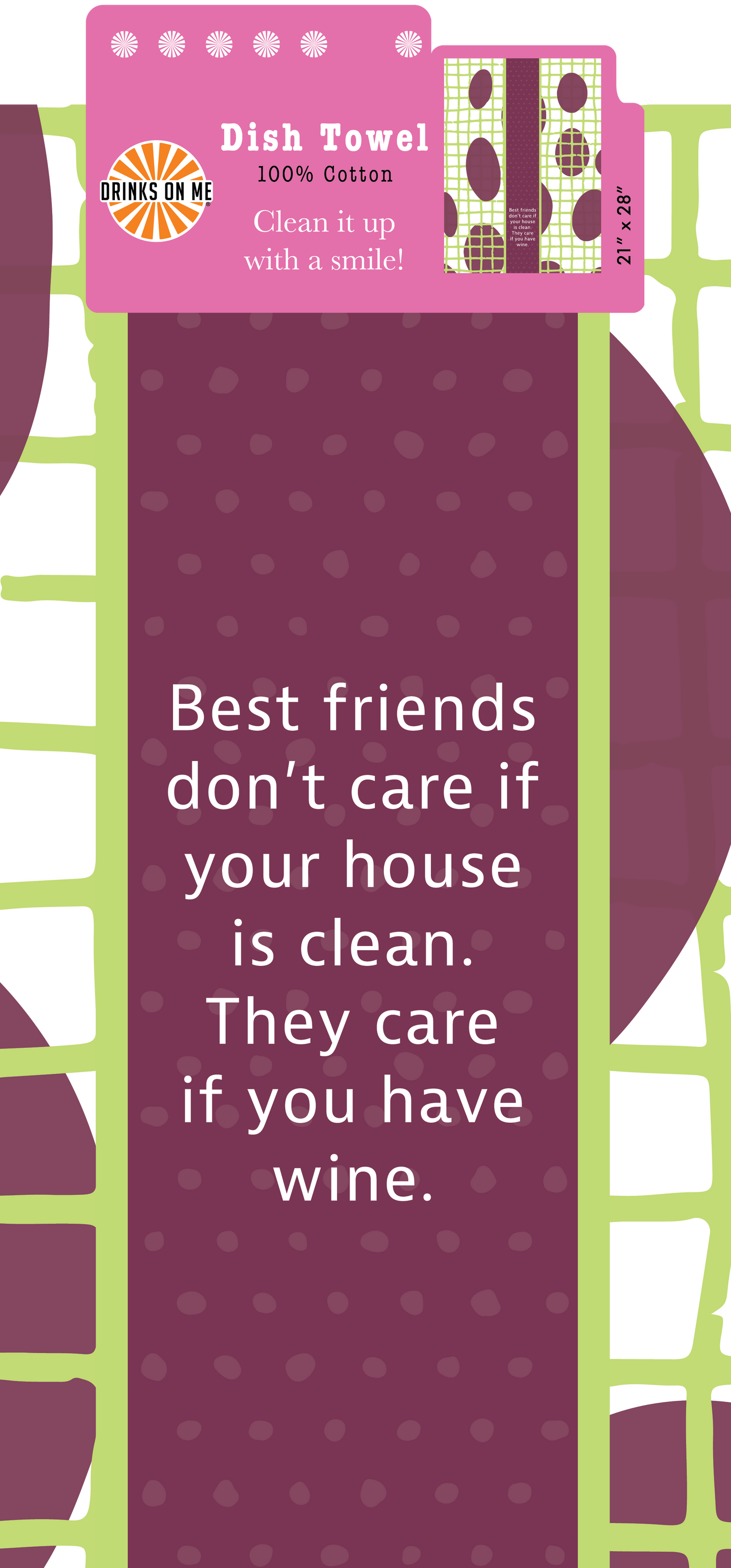 TOWEL Best Friends | Funny Dish Towel Gift | Kitchen Decor
