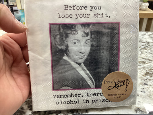 Cocktail napkin-No alcohol