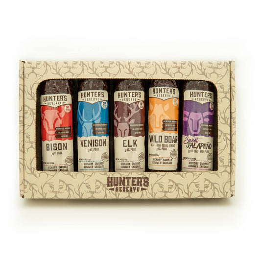 The High Five Gift Box - Five 4oz Summer Sausage