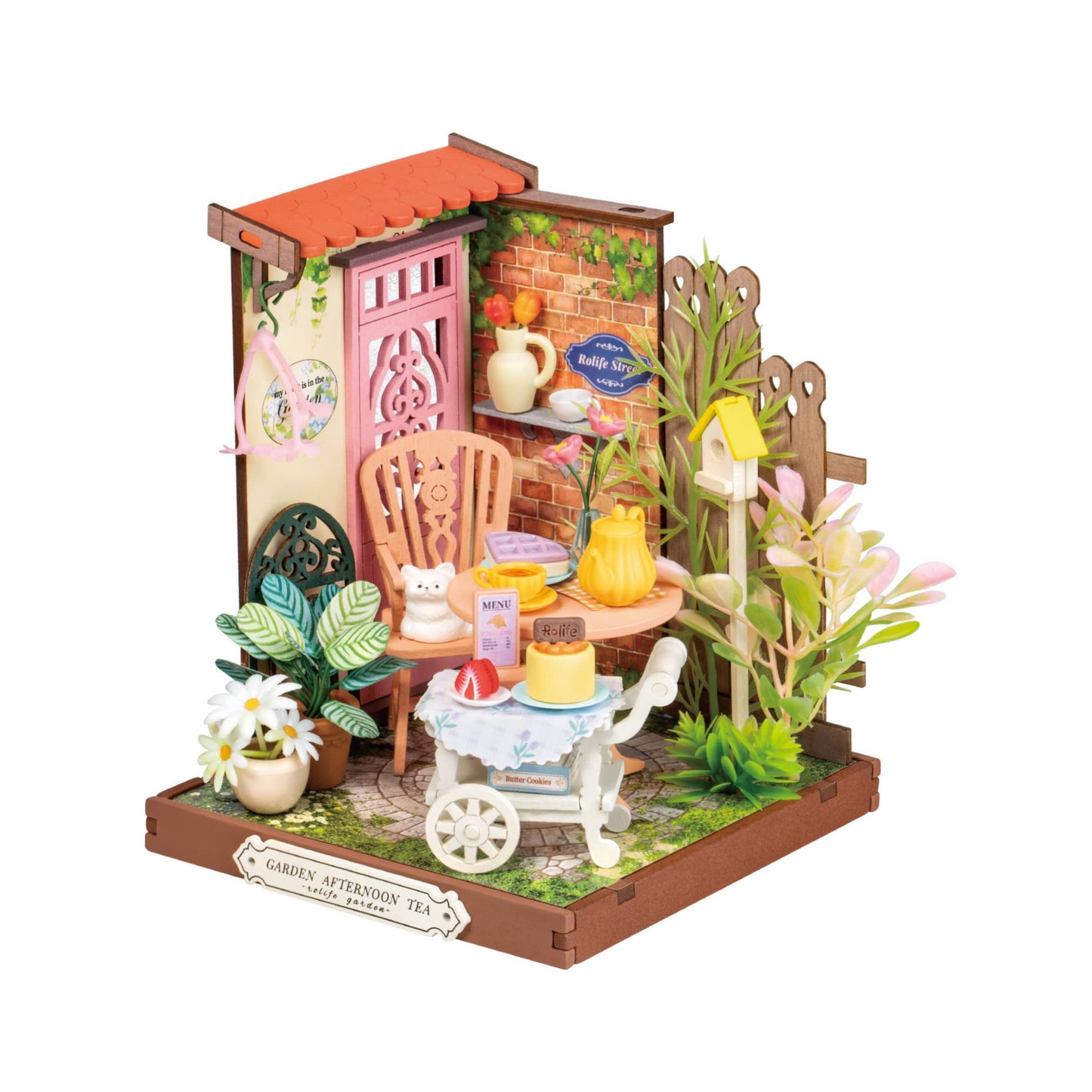 Fancy Tea Yard 3D Wooden Puzzle