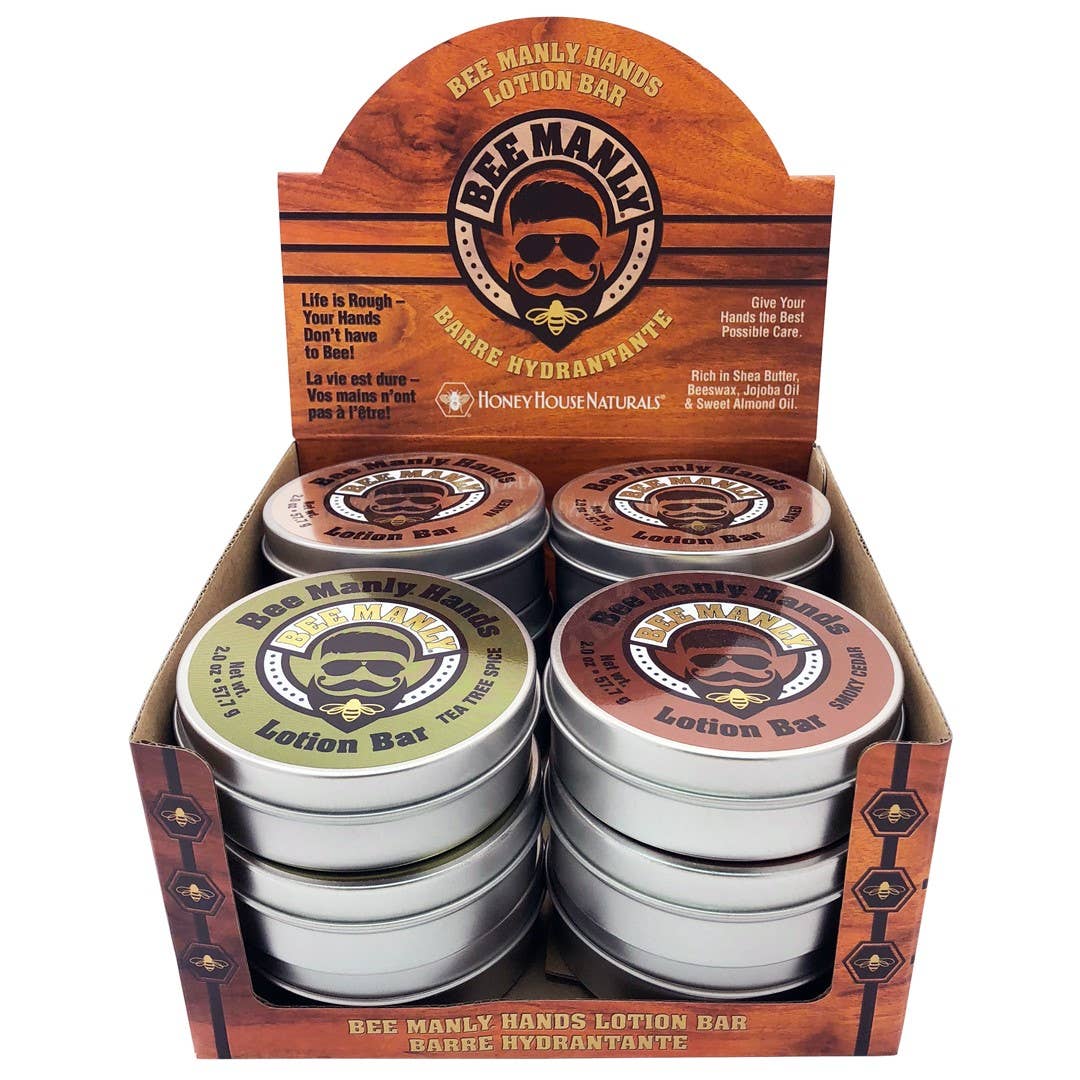 Bee Manly Hands Lotion Bar