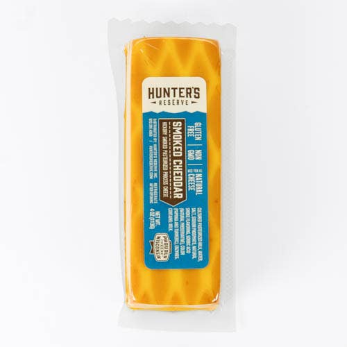 Smoked Cheddar 4oz Cheese Bar, Shelf Stable - Short Dated