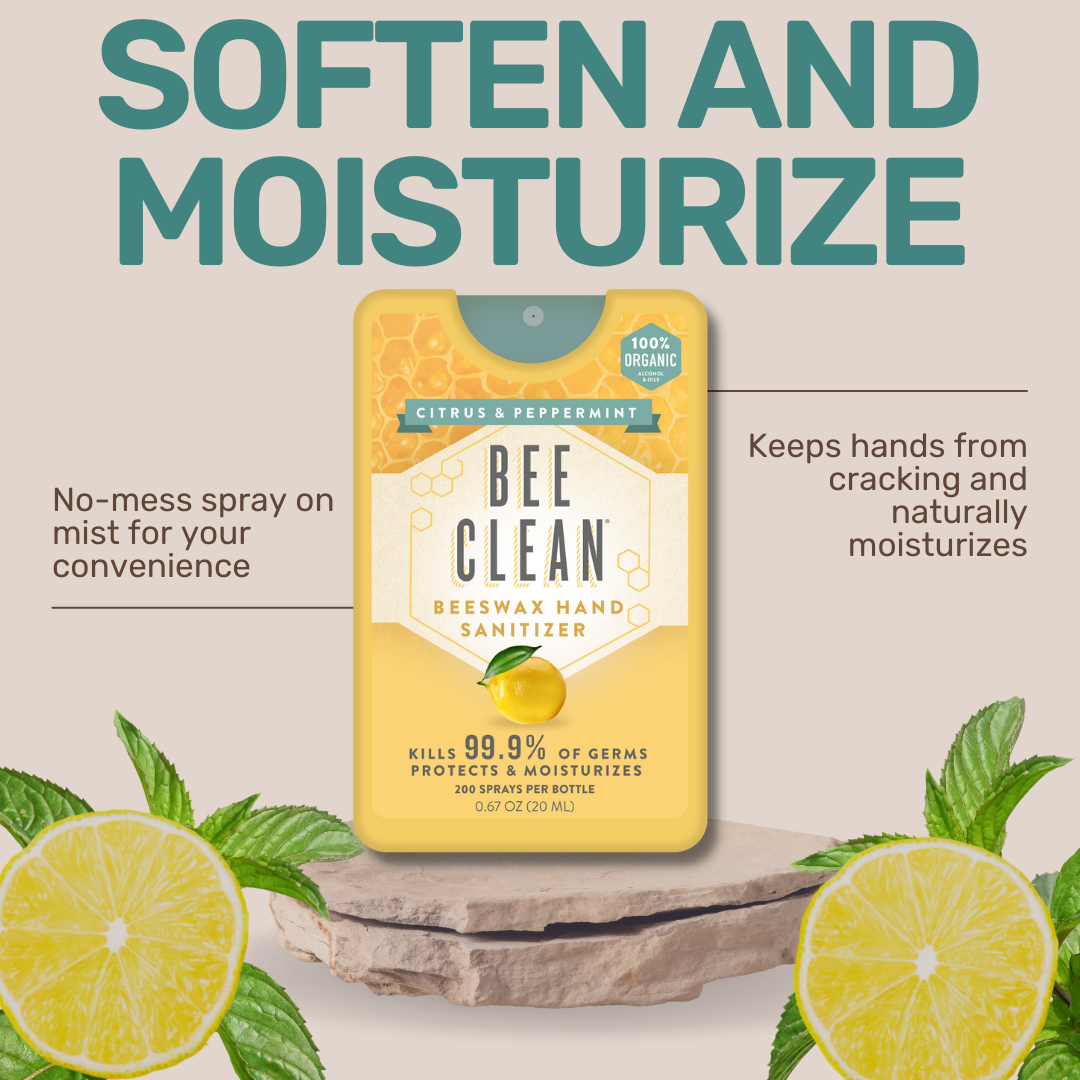 Bee Clean Hand Sanitizer 4 packs