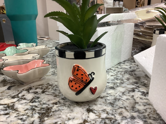 Mini Succulent Butterfly
