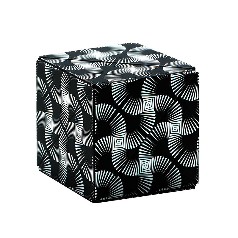 Shashibo Black & White Magnetic Puzzle Cube STEM STEAM MESH