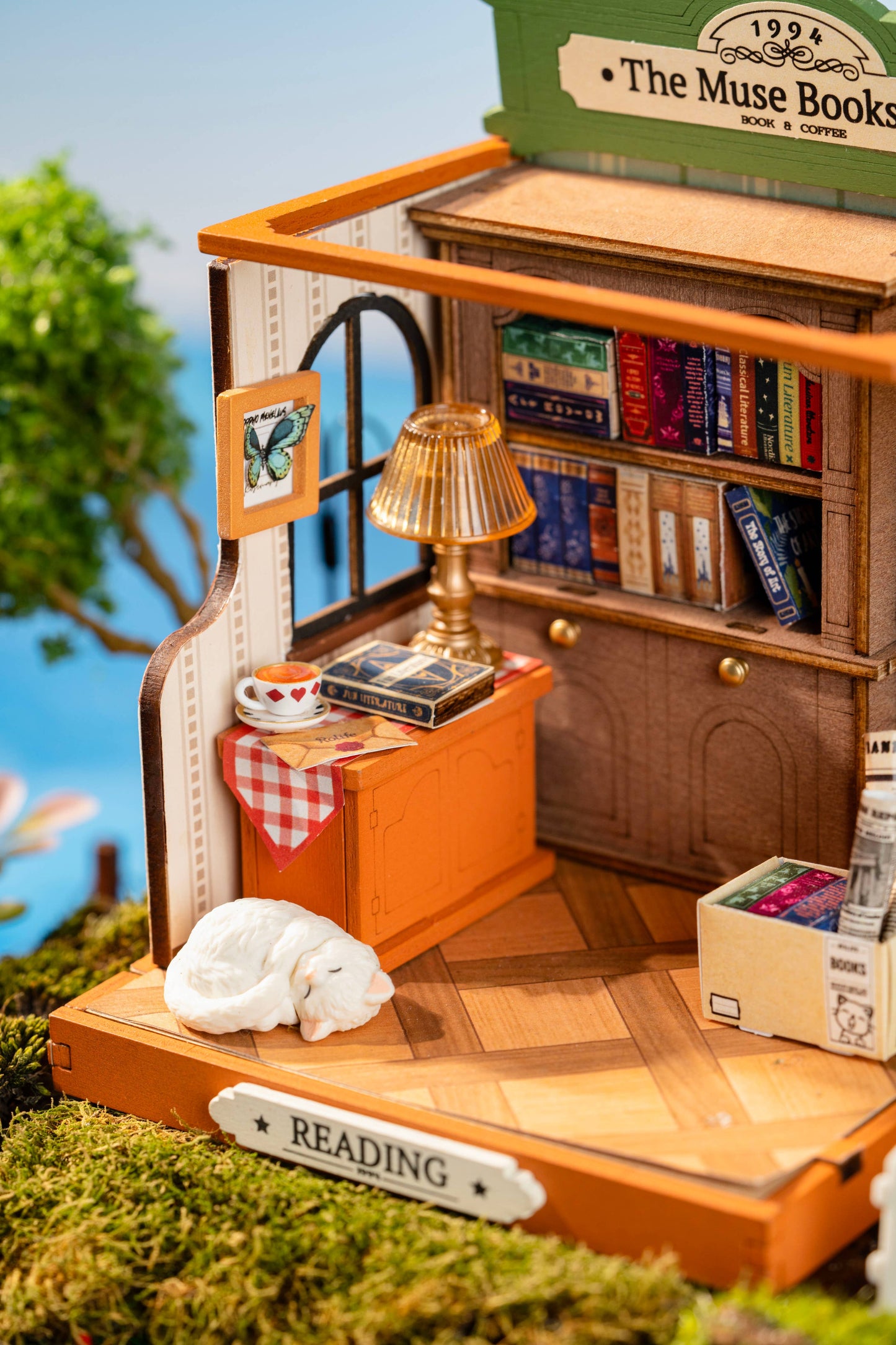 The Muse Bookshop 3D Wooden Puzzle