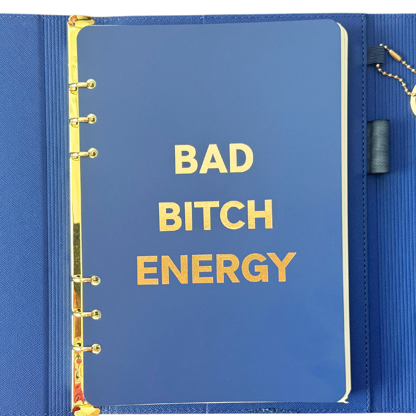Bad Bitch Energy Vegan Leather Journal Folio